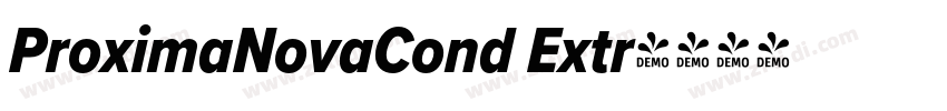 ProximaNovaCond Extr字体转换